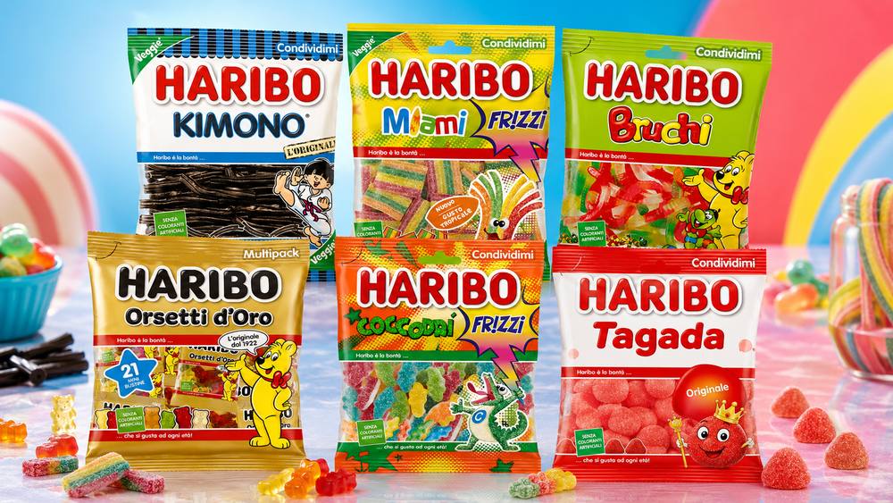 Gamma Haribo — sei referenze tra le più vendute, dai gommosi ai marshmallow